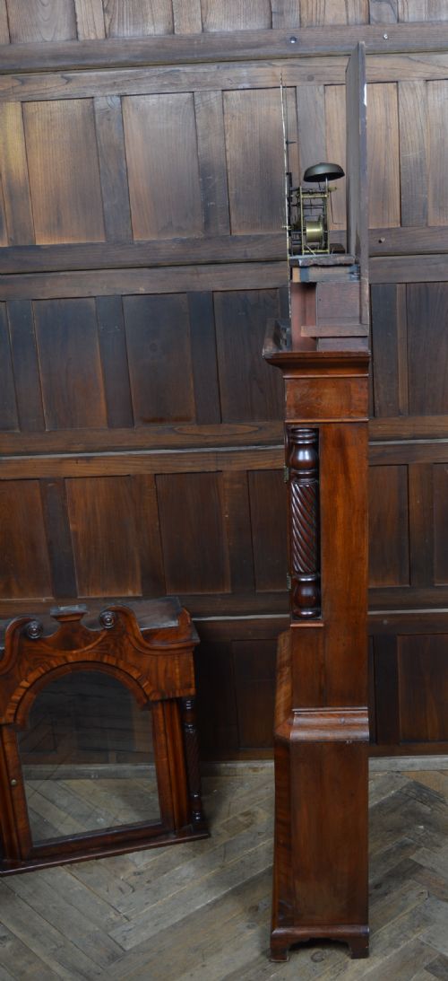H BUTTERWORTH MAHOGANY LONG CASE GRANDFATHER CLOCK - ADDITIONAL PHOTO 23