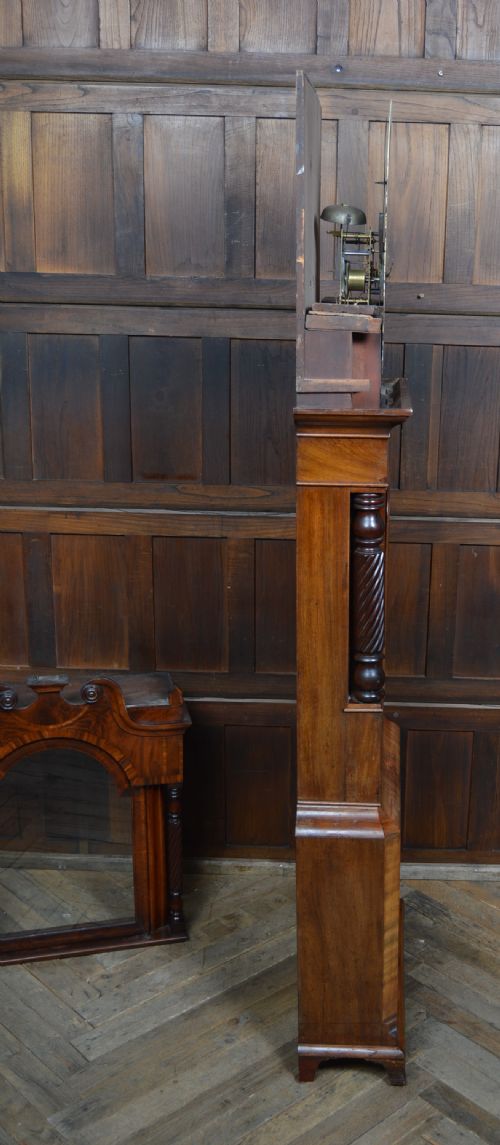 H BUTTERWORTH MAHOGANY LONG CASE GRANDFATHER CLOCK - ADDITIONAL PHOTO 26