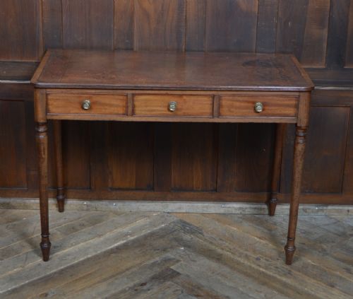 VICTORIAN MAHOGANY WRITING DESK - ADDITIONAL PHOTO 1