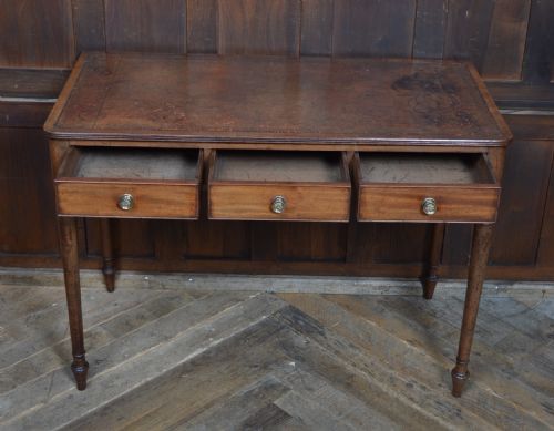 VICTORIAN MAHOGANY WRITING DESK - ADDITIONAL PHOTO 5