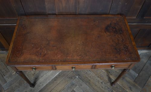 VICTORIAN MAHOGANY WRITING DESK - ADDITIONAL PHOTO 8