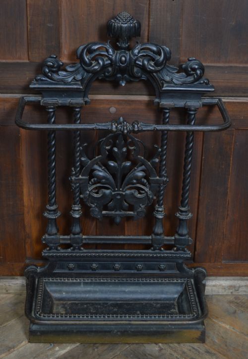 VICTORIAN CAST IRON STICK STAND - ADDITIONAL PHOTO 2