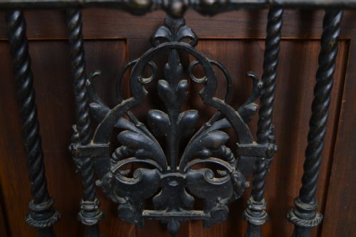 VICTORIAN CAST IRON STICK STAND - ADDITIONAL PHOTO 4