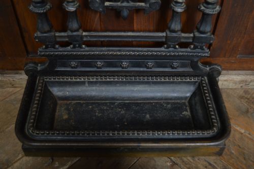 VICTORIAN CAST IRON STICK STAND - ADDITIONAL PHOTO 5