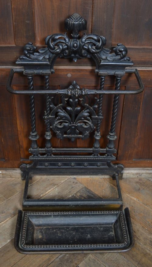 VICTORIAN CAST IRON STICK STAND - ADDITIONAL PHOTO 6