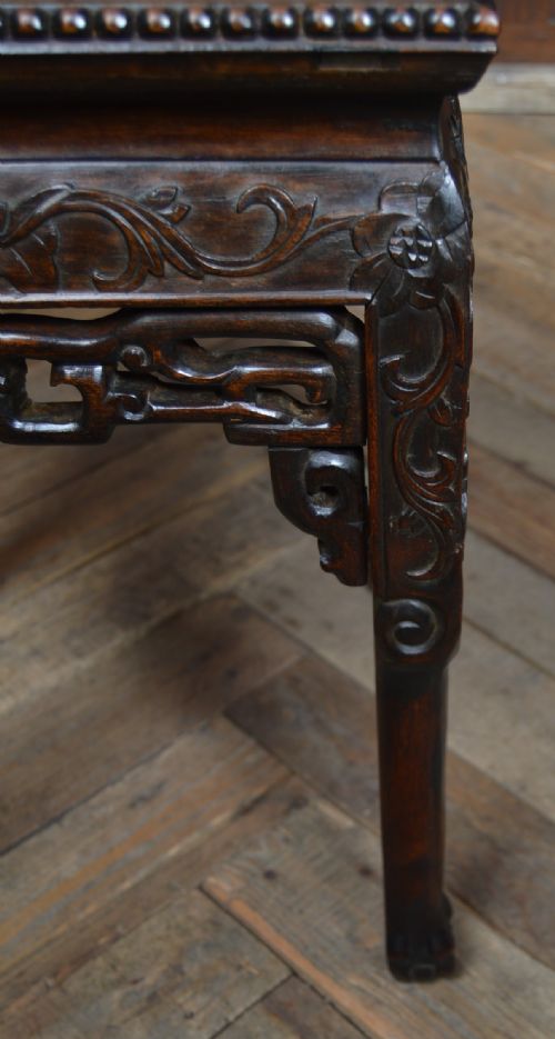 CHINESE MARBLE TOP PLANT STAND - ADDITIONAL PHOTO 8