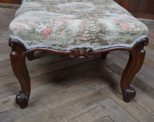VICTORIAN ROSEWOOD STOOL - ADDITIONAL PHOTO 1