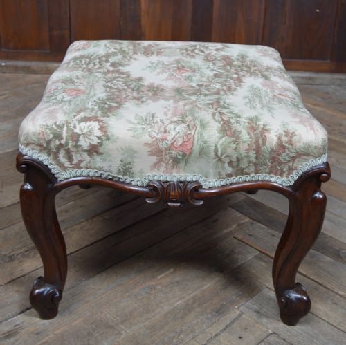 VICTORIAN ROSEWOOD STOOL - ADDITIONAL PHOTO 7