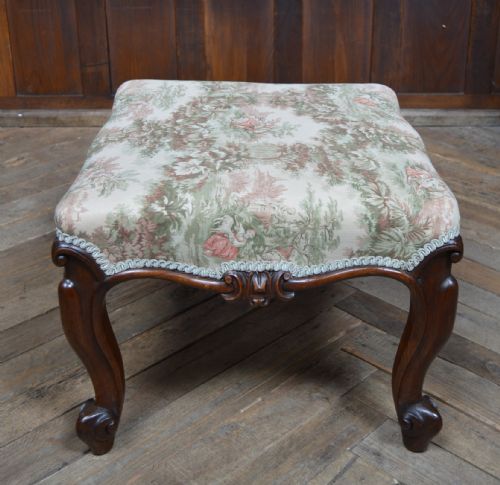 VICTORIAN ROSEWOOD STOOL - ADDITIONAL PHOTO 9