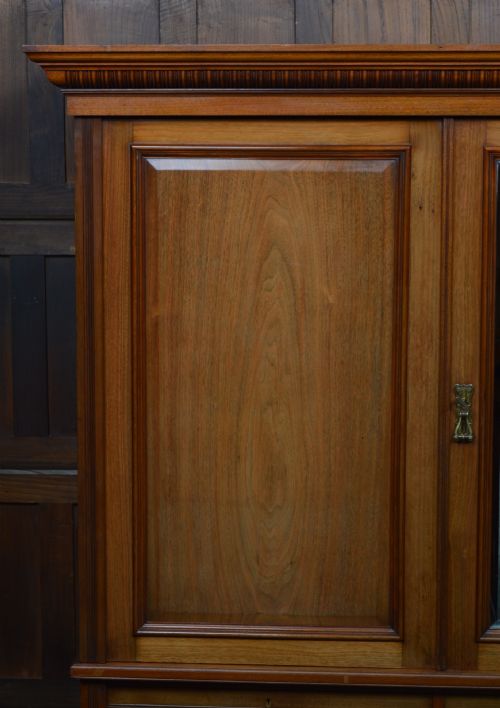 EDWARDIAN WALNUT LINEN PRESS - ADDITIONAL PHOTO 3