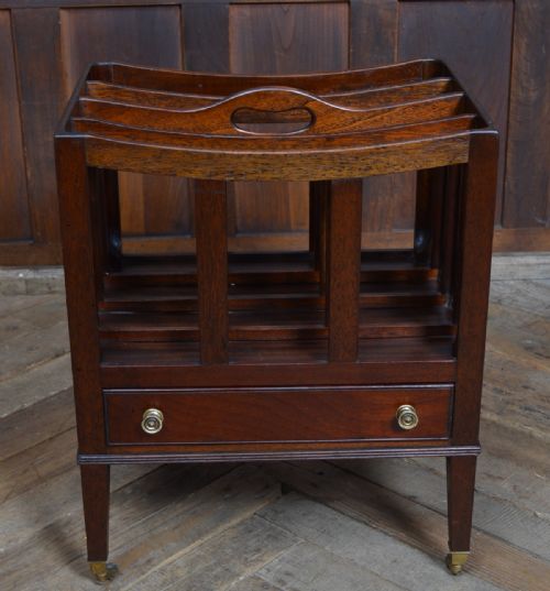 19TH CENTURY MAHOGANY CANTERBURY - ADDITIONAL PHOTO 2