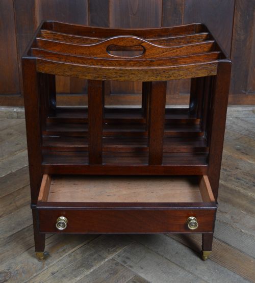 19TH CENTURY MAHOGANY CANTERBURY - ADDITIONAL PHOTO 5