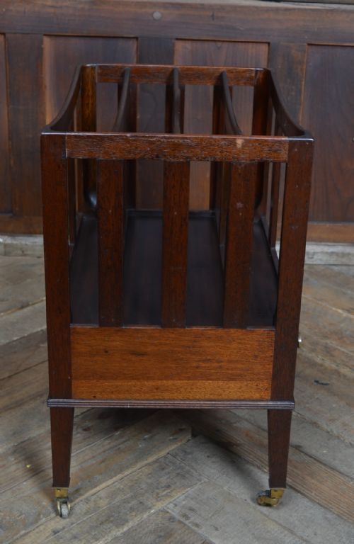 19TH CENTURY MAHOGANY CANTERBURY - ADDITIONAL PHOTO 6