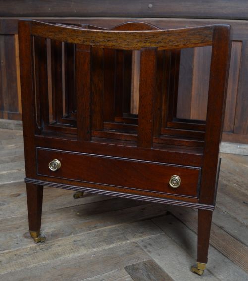 19TH CENTURY MAHOGANY CANTERBURY - ADDITIONAL PHOTO 7