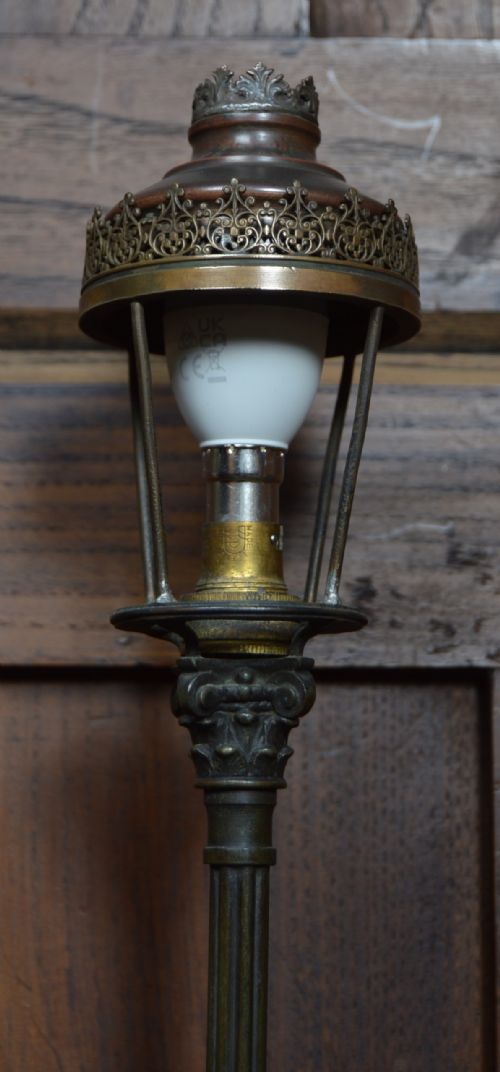 PAIR OF FRENCH EUTROPE BOURET SPELTER LAMPS - ADDITIONAL PHOTO 11