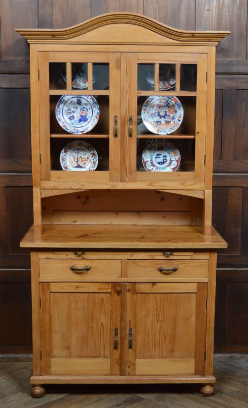 edwardian continental pine dresser - CATEGORY: ANTIQUE BOOKCASES - DATED EDWARDIAN