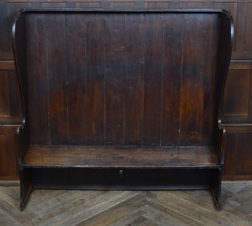 EARLY 19TH CENTURY PINE SETTLE - ADDITIONAL PHOTO 1