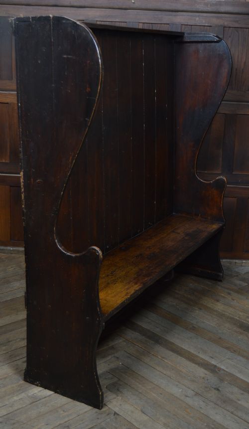 EARLY 19TH CENTURY PINE SETTLE - ADDITIONAL PHOTO 5