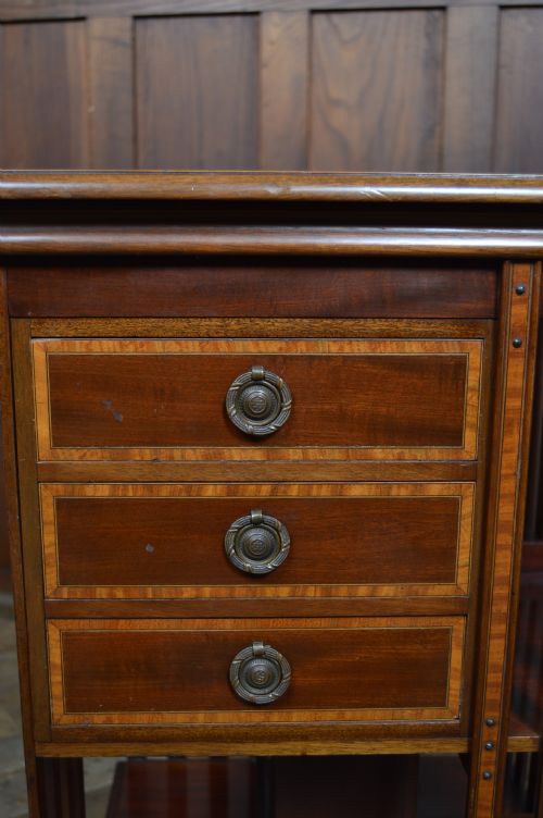 MAHOGANY REVOLVING BOOKCASE BY JOHN TAYLOR OF EDINBURGH - ADDITIONAL PHOTO 2