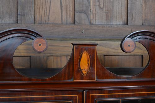 GEORGIAN MAHOGANY BOOKCASE - ADDITIONAL PHOTO 4