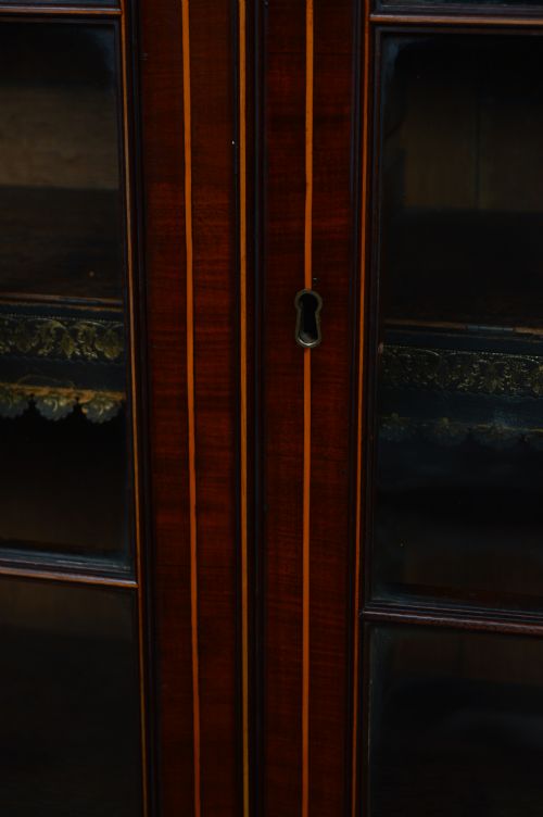 GEORGIAN MAHOGANY BOOKCASE - ADDITIONAL PHOTO 6