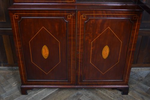 GEORGIAN MAHOGANY BOOKCASE - ADDITIONAL PHOTO 15