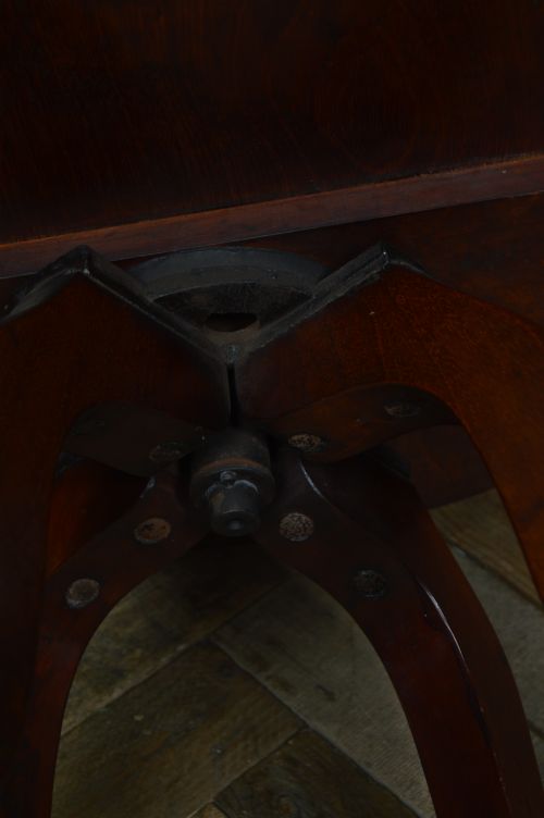 EDWARDIAN REVOLVING DESK CHAIR - ADDITIONAL PHOTO 12