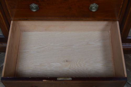 EDWARDIAN MAHOGANY WARDROBE - ADDITIONAL PHOTO 6