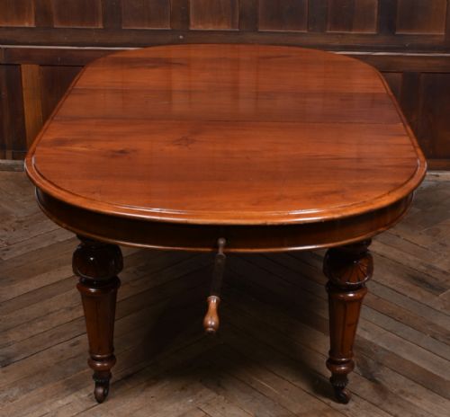 VICTORIAN MAHOGANY EXTENDING DINING TABLE - ADDITIONAL PHOTO 5