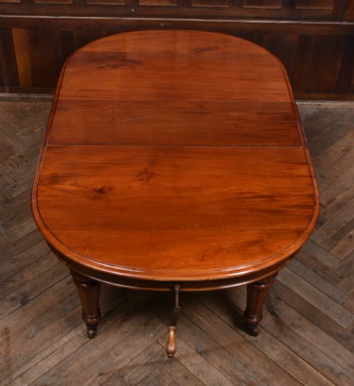 VICTORIAN MAHOGANY EXTENDING DINING TABLE - ADDITIONAL PHOTO 6