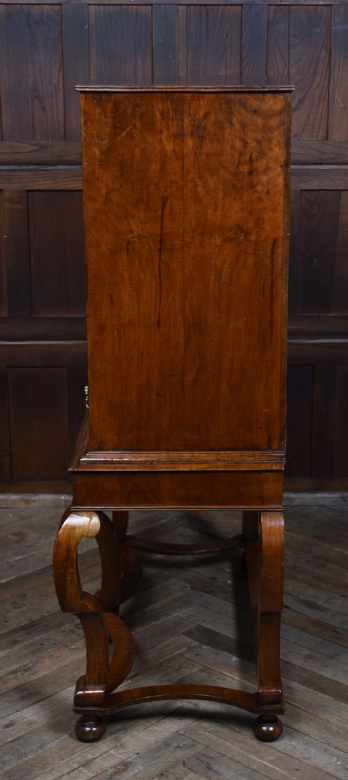 QUEEN ANNE WALNUT CHEST ON STAND - ADDITIONAL PHOTO 8