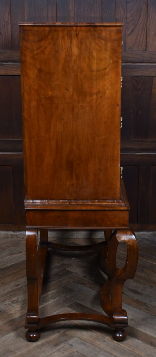 QUEEN ANNE WALNUT CHEST ON STAND - ADDITIONAL PHOTO 10