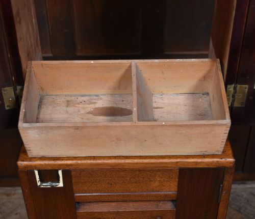 VINTAGE MAHOGANY POST BOX AND STAMP VENDING MACHINE - ADDITIONAL PHOTO 24