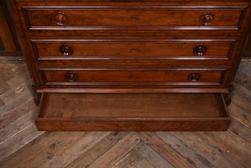 VICTORIAN FRENCH MAHOGANY CHEST OF DRAWERS - ADDITIONAL PHOTO 6