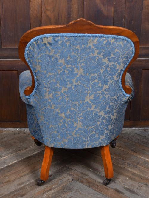 VICTORIAN MAHOGANY ARMCHAIR - ADDITIONAL PHOTO 10