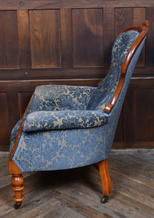 VICTORIAN MAHOGANY ARMCHAIR - ADDITIONAL PHOTO 11