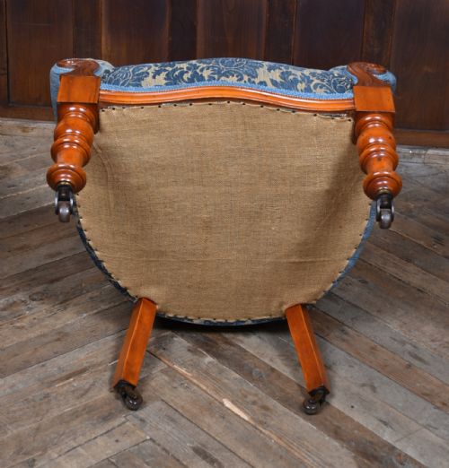 VICTORIAN MAHOGANY ARMCHAIR - ADDITIONAL PHOTO 12