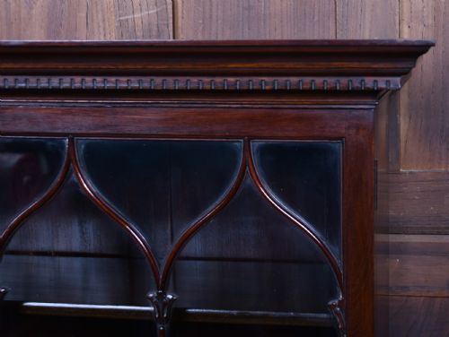 EDWARDIAN MAHOGANY TURNER WOODWARD CO BUREAU BOOKCASE - ADDITIONAL PHOTO 2