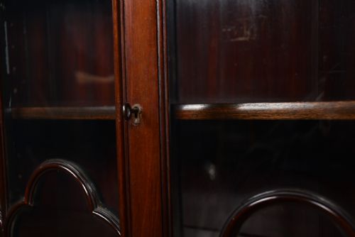EDWARDIAN MAHOGANY TURNER WOODWARD CO BUREAU BOOKCASE - ADDITIONAL PHOTO 4