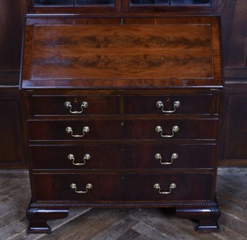 EDWARDIAN MAHOGANY TURNER WOODWARD CO BUREAU BOOKCASE - ADDITIONAL PHOTO 13