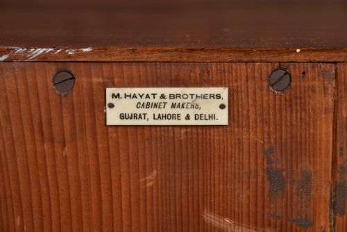 19TH CENTURY PADAUK CAMPAIGN CHEST - ADDITIONAL PHOTO 3