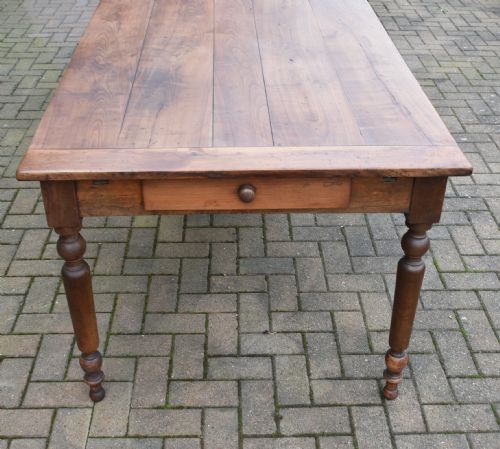 FRENCH CHERRYWOOD COUNTRY HOUSE KITCHEN TABLE - ADDITIONAL PHOTO 2