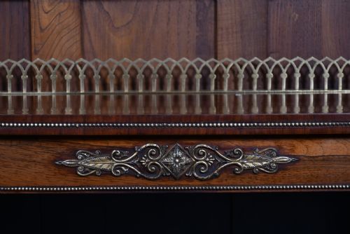 REGENCY ROSEWOOD OPEN BOOKCASE - ADDITIONAL PHOTO 2