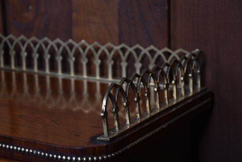 REGENCY ROSEWOOD OPEN BOOKCASE - ADDITIONAL PHOTO 5