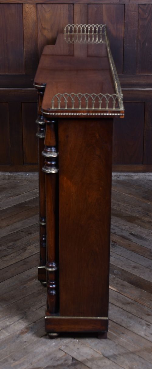 REGENCY ROSEWOOD OPEN BOOKCASE - ADDITIONAL PHOTO 11