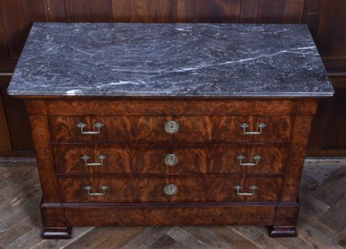 FRENCH MAHOGANY COMMODE CHEST OF DRAWERS - ADDITIONAL PHOTO 2