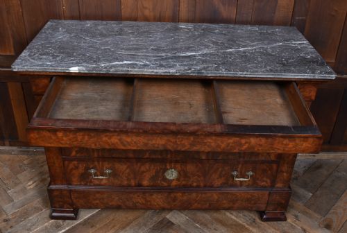 FRENCH MAHOGANY COMMODE CHEST OF DRAWERS - ADDITIONAL PHOTO 7