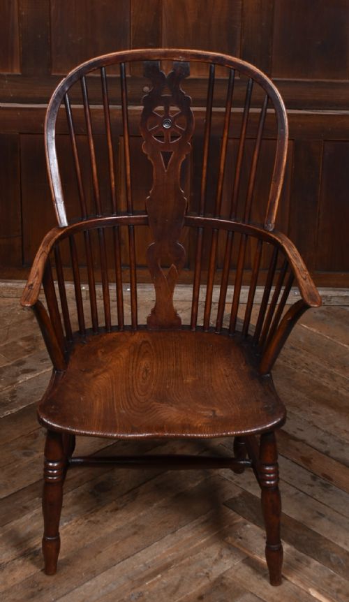 WHEELBACK ELM WINDSOR CHAIR - ADDITIONAL PHOTO 5
