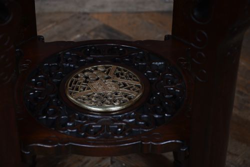 CHINESE MARBLE TOP PLANT STAND - ADDITIONAL PHOTO 8