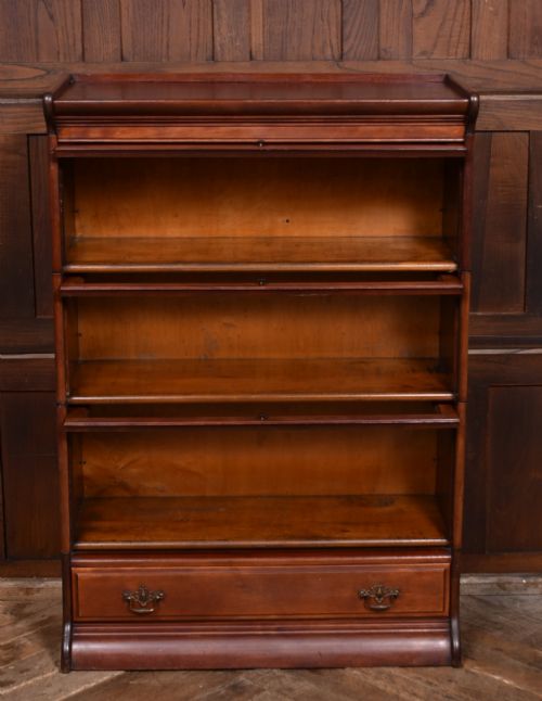EDWARDIAN MAHOGANY SECTIONAL BOOKCASE - ADDITIONAL PHOTO 8